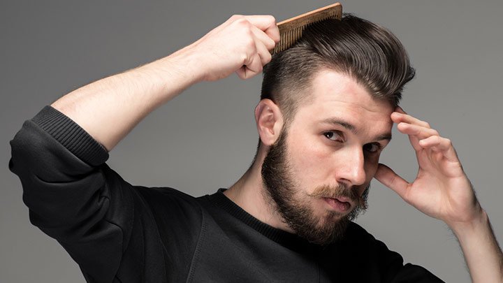 produtos para um penteado